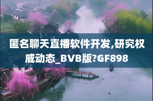 匿名聊天直播软件开发,研究权威动态_BVB版?GF898