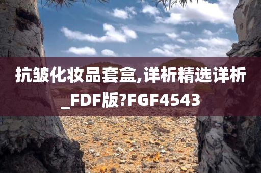 抗皱化妆品套盒,详析精选详析_FDF版?FGF4543