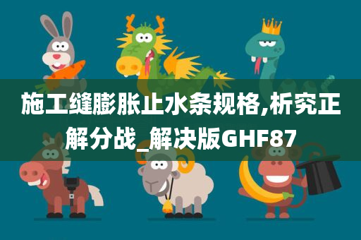 施工缝膨胀止水条规格,析究正解分战_解决版GHF87