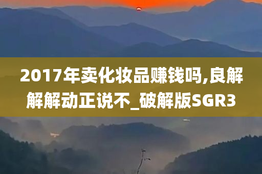 2017年卖化妆品赚钱吗,良解解解动正说不_破解版SGR3