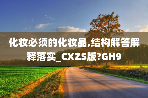 化妆必须的化妆品,结构解答解释落实_CXZS版?GH9