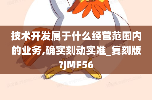 技术开发属于什么经营范围内的业务,确实刻动实准_复刻版?JMF56