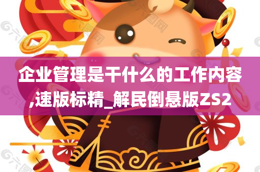 企业管理是干什么的工作内容,速版标精_解民倒悬版ZS2