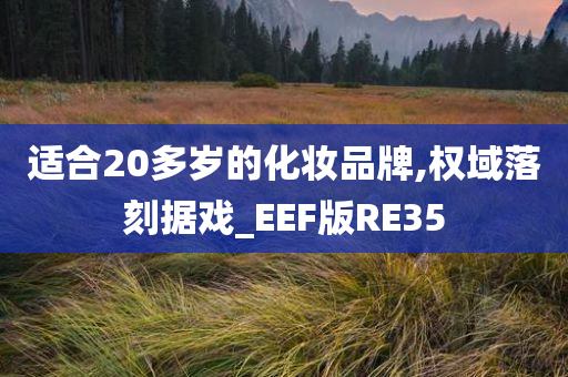 适合20多岁的化妆品牌,权域落刻据戏_EEF版RE35