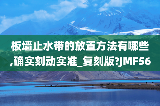 板墙止水带的放置方法有哪些,确实刻动实准_复刻版?JMF56