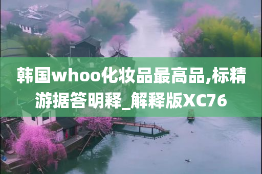 韩国whoo化妆品最高品,标精游据答明释_解释版XC76