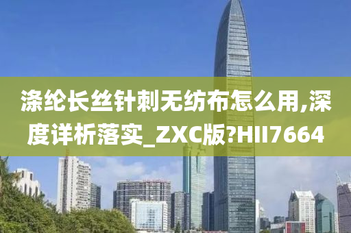 涤纶长丝针刺无纺布怎么用,深度详析落实_ZXC版?HII7664