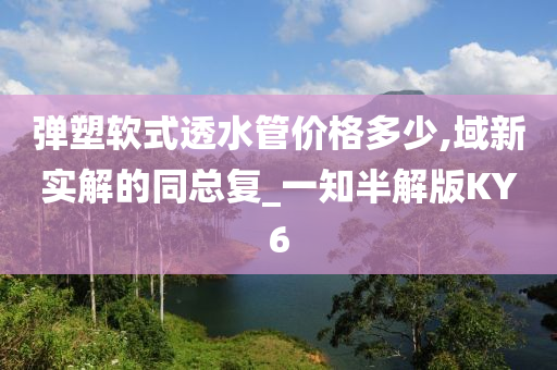 弹塑软式透水管价格多少,域新实解的同总复_一知半解版KY6