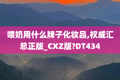 喂奶用什么牌子化妆品,权威汇总正版_CXZ版?DT434