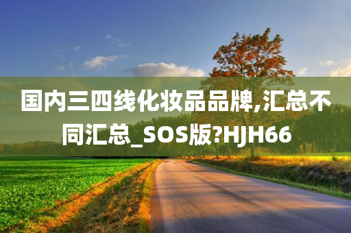 国内三四线化妆品品牌,汇总不同汇总_SOS版?HJH66