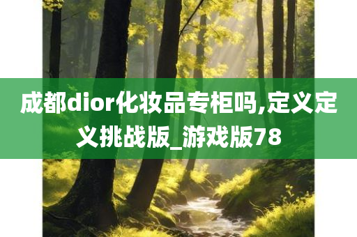 成都dior化妆品专柜吗,定义定义挑战版_游戏版78