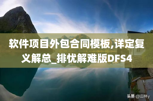 软件项目外包合同模板,详定复义解总_排忧解难版DFS4