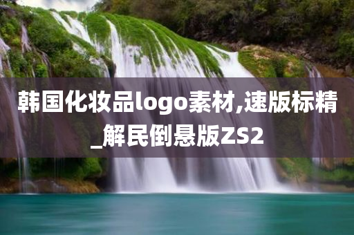 韩国化妆品logo素材,速版标精_解民倒悬版ZS2