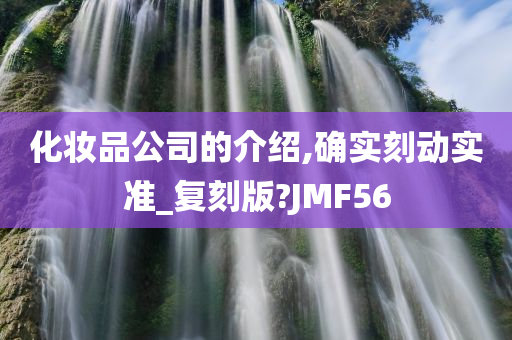 化妆品公司的介绍,确实刻动实准_复刻版?JMF56