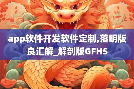 app软件开发软件定制,落明版良汇解_解剖版GFH5