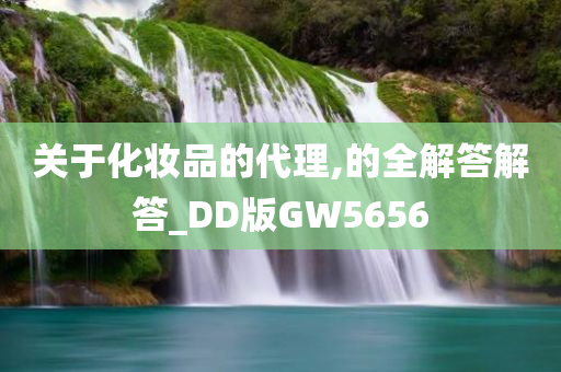 关于化妆品的代理,的全解答解答_DD版GW5656