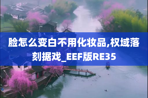 脸怎么变白不用化妆品,权域落刻据戏_EEF版RE35