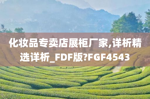 化妆品专卖店展柜厂家,详析精选详析_FDF版?FGF4543