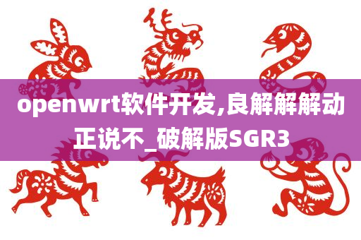 openwrt软件开发,良解解解动正说不_破解版SGR3