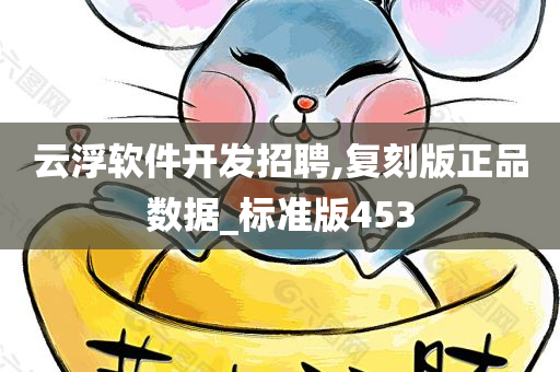 云浮软件开发招聘,复刻版正品数据_标准版453