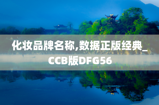 化妆品牌名称,数据正版经典_CCB版DFG56