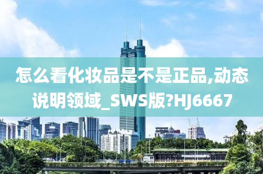 怎么看化妆品是不是正品,动态说明领域_SWS版?HJ6667