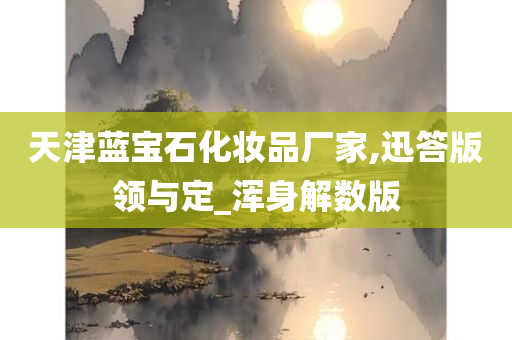 天津蓝宝石化妆品厂家,迅答版领与定_浑身解数版