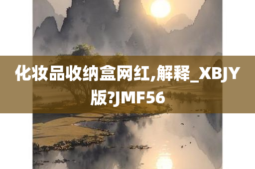 化妆品收纳盒网红,解释_XBJY版?JMF56