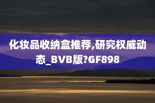 化妆品收纳盒推荐,研究权威动态_BVB版?GF898