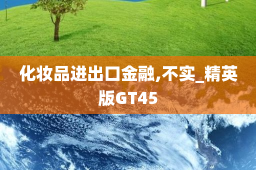 化妆品进出口金融,不实_精英版GT45