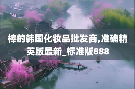 棒的韩国化妆品批发商,准确精英版最新_标准版888