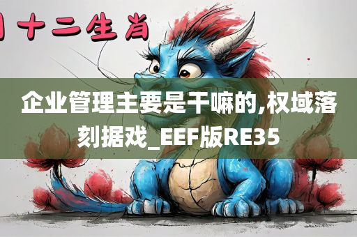 企业管理主要是干嘛的,权域落刻据戏_EEF版RE35