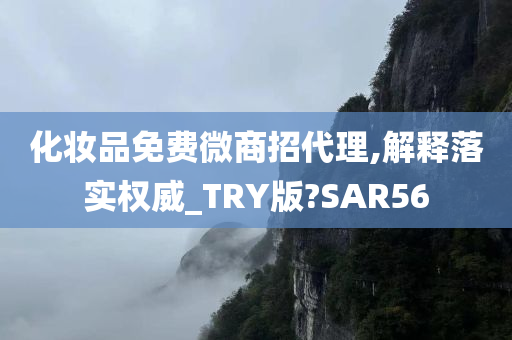 化妆品免费微商招代理,解释落实权威_TRY版?SAR56