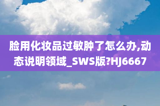 脸用化妆品过敏肿了怎么办,动态说明领域_SWS版?HJ6667