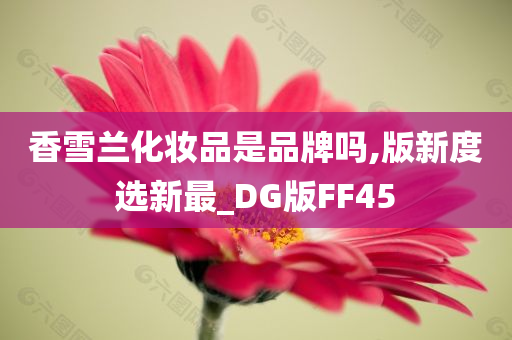 香雪兰化妆品是品牌吗,版新度选新最_DG版FF45