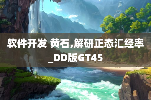 软件开发 黄石,解研正态汇经率_DD版GT45