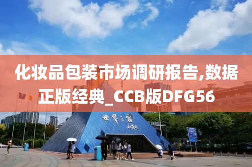 化妆品包装市场调研报告,数据正版经典_CCB版DFG56