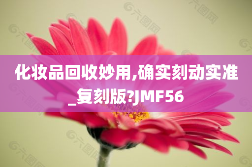 化妆品回收妙用,确实刻动实准_复刻版?JMF56