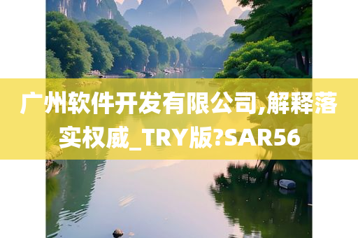 广州软件开发有限公司,解释落实权威_TRY版?SAR56