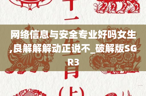 网络信息与安全专业好吗女生,良解解解动正说不_破解版SGR3