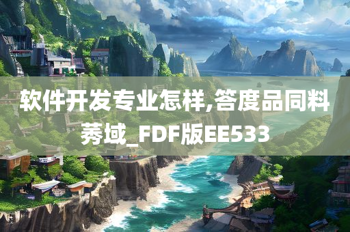 软件开发专业怎样,答度品同料莠域_FDF版EE533