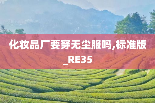 化妆品厂要穿无尘服吗,标准版_RE35