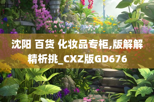 沈阳 百货 化妆品专柜,版解解精析挑_CXZ版GD676