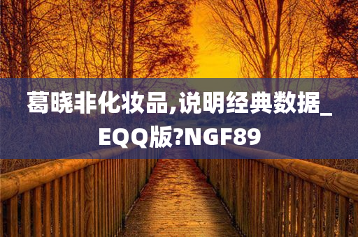 葛晓非化妆品,说明经典数据_EQQ版?NGF89