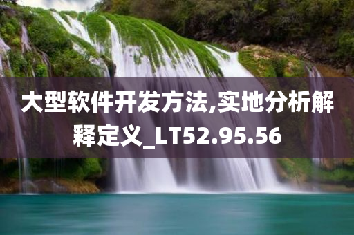 大型软件开发方法,实地分析解释定义_LT52.95.56