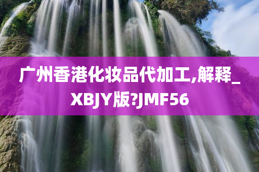 广州香港化妆品代加工,解释_XBJY版?JMF56