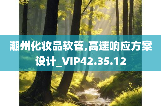 潮州化妆品软管,高速响应方案设计_VIP42.35.12