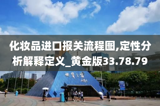 化妆品进口报关流程图,定性分析解释定义_黄金版33.78.79