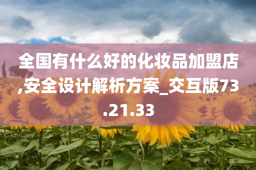 全国有什么好的化妆品加盟店,安全设计解析方案_交互版73.21.33