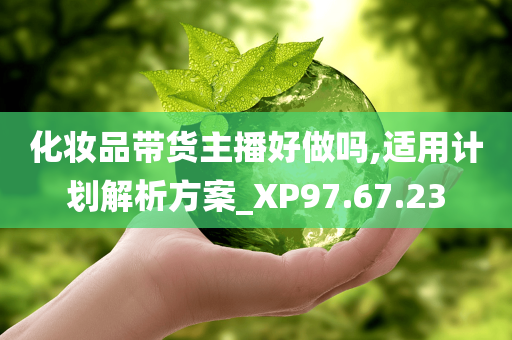 化妆品带货主播好做吗,适用计划解析方案_XP97.67.23